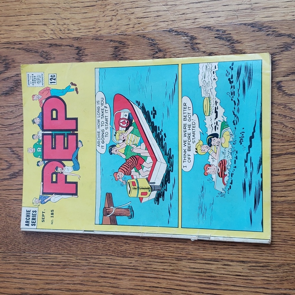 Vintage 60s PEP No. 185 Archie Series Comic Book